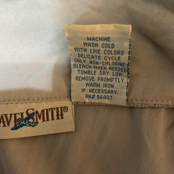Travel Smith Men’s Vest Pockets Tan Safari Fishing - Picture 16 of 16